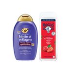 Biotin & Collagen Dolgunlaştırıcı Sülfatsız Şampuan 385 ml + Organik Akdeniz Çileği Duş Jeli 400 ml