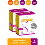 Biotin Complex Saç ve Tırnak Vitamini - Hair Vitamin B Complex Keratin Çinko 5000 Mg Biyotin Tablet Saç Dökülme Vitamin Mineral Takviyesi Folik Asit At Kuyruğu Ekstresi Magnezyum B7 B12 Vitamini S