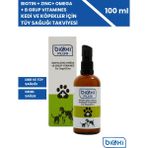 Biotin, Omega Destekli, Kedi ve Köpek Için, Tüy Sağlığı Takviye Edici Gıda 100 ml