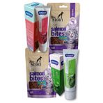 Biotin Paste 100ml, Multivitamin Malt, Cat Salmon Bites 2x60gr Taneli Somonlu Kedi Ödülü