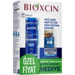 Biotin Saç Bakım Seti – Dökülme Karşıtı Şampuan 300 ml + Biotin 5000 Mcg 60 Tablet – Saç Sağlığı Içi - Standart