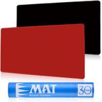 Biouai TCG Kart Oynama Oyunu için Playmat, 2 ADET Dikişli Oyun Matı, Kartlar için Tüplü Oynanış, MTG, Yugioh, Magic The Gathering ((24 x 14 inç, 2 Paket))