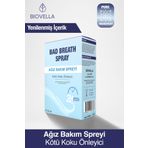 BİOVELLA Ağız Kokusu Giderici, Nefes Tazeleyici Ağız Kokusu Önleyici Spreyi Alkolsüz Formülasyon 30 ml