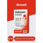 Biowell Dekinon D3k2 Damla 20 Ml