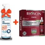 Bioxcin 3x50ml Forte Serum+E2quality Diş Beyazlatıcı Köpük
