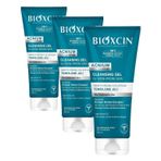 Bioxcin Acnium Sebum Dengeleyici Yüz Yıkama Jeli – Niasinamidli, Termal Sulu, Bitkisel Kompleksli, Akneye Eğilimli ve Yağlı Ciltler İçin, 200 ml (3 paketi)