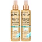 Bioxcin Besleyici Yağlar 200 ml – 9 Çiçek Yağı, Vitamin B5 ve BioComplex B11 ile Kuru ve Yıpranmış Saçlar İçin Yoğun Bakım (2 paketi)