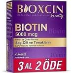 BİOXCİN BİOTİN 5000 MCG 90 TABLET 3AL 2 ÖDE KAMPANYALI PAKET