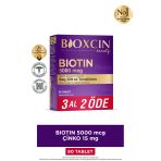 Bioxcin Biotin 5000 Mcg 90 Tablet – Biotin + Çinko 15 Mg – Saç Ve Tırnak Vitamini