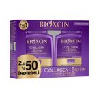 Bioxcin Collagen & Biotin Hacim Şampuanı | 2 x 300 ml | İnce ve Seyrek Saçlar İçin | Sülfatsız | Saç Dökülmesine Karşı | Dolgunluk Etkili