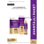 Bioxcin Collagen & Biotin Hacim Şampuanı Hacim Verici Etkili Saç Bakım Kremi + Sıvı Saç Kremi