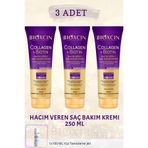 Bioxcin Collagen & Biotin Hacim Veren Saç Bakım Kremi, 250 ml, 3 Adet Set + 100 ml Jel