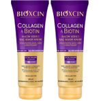 Bioxcin Collagen & Biotin Hacim Veren Saç Bakım Kremi 250 ml – İnce Telli ve Hacimsiz Saçlar İçin Dolgunlaştırıcı ve Nemlendirici Bakım (2 paketi)