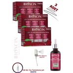 Bioxcin Forte Saç Dökülmesine Karşı Bakım Şampuanı, 3 Kutu + 50 ml Serum + 100 ml Jel Hediye