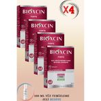 Bioxcin Forte Saç Dökülmesine Karşı Bitkisel Şampuan 300 ml, 4 Kutu + 100 ml Yüz Temizleme Jeli Hediye
