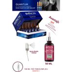 Bioxcin Forte Serum, Yoğun Saç Dökülmesine Karşı Bitkisel Serum, 50 ml + Quantum Bio-Activ 15x6 ml Set + Jel Hediye