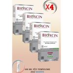 Bioxcin Genesis Şampuan Dökülen Saç ve Yağlı Saçlar İçin 300 ml 4 ADET + 100ml Yüz Temizleme Jeli Hediye