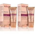 Bioxcin Gold On Skin Işıltılı Nemlendirici Yüz Kremi – Hyalüronik Asitli, Pantenollü, Çiçek Yağları ile Zenginleştirilmiş, Tüm Cilt Tipleri İçin, 50 ml (2 paketi)