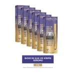 Bioxcin Kaş ve Kirpik Serumu, Kolajen, Hyaluronik Asit, Hint Yağı, Keratin Peptidleri, 6 Adet
