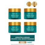 Bioxcin Keratin & Argan Onarıcı Bakım Maskesi 225 Ml 4 Adet
