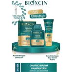 Bioxcin Keratin Argan Onarıcı Bakım Seti: Şampuan 300ml + Saç Kremi 250ml + 100ml Yüz Yıkama Jeli Hediye