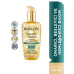 Bioxcin Keratin & Argan Vegan Onarıcı Bakım Yağı 150 ml Isıya Dayanıklı Tüm Saçlar İçin Besleyici