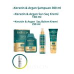 Bioxcin Keratin&Argan Onarıcı Saç Bakım Seti, dolunaytcrt-bxcnjelliset1123
