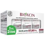 Bioxcin Kuru ve Normal Saçlar için Dökülme Karşıtı 3x300 ml Bitkisel Şampuan