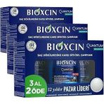 Bioxcin Quantum Şampuan 3 X 300 Ml – Yağlı Saçlar İçin Sebum Dengeleyici Saç Dökülmesine Karşı Etkili Şampuan (3 Al 2 Öde Set) (3 Paketi)