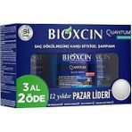 Bioxcin Quantum Şampuan 3 X 300 Ml – Yağlı Saçlar İçin Sebum Dengeleyici Saç Dökülmesine Karşı Etkili Şampuan (3 Al 2 Öde Set)