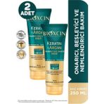 Bioxcin Saç Bakım Kremi Onarıcı Keratin & Argan 250 ml 2 Adet - --