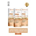 Bioxcin Sun Care Kuru Ciltler SPF50 3x50 ml Güneş Kremi