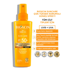 Bioxcin Sun Care SPF50+ 200 ml Tüm Ciltler İçin Çok Yüksek Korumalı Güneş Spreyi