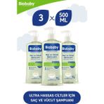 Bioxcin Ultra Hassas Saç ve Vücut Bebek Şampuanı 500 ml Prebiyotik Alman Papatyası 3 Al 2 Öde