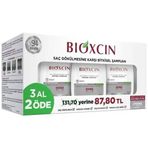 Bioxcin Yağlı Saçlar için 3x300 ml Klasik Dökülme Karşıtı Şampuan