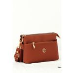 Bipanya BP-4521O Taba Hub Lacoste 3 Bölmeli Kadın Omuz Çantası