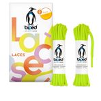 biped Laces 2 çift yırtılmaz bağcık, deri ayakkabı, bot, çizme için, iş, boş zaman ve spor ayakkabı için, %100 polyester ayakkabı bağcığı, yuvarlak, 4 mm çapında z2914 (#31 limon yeşili, 180 cm)