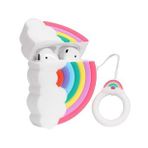 BİPOWER AIRPODS 1-2 KILIF GÖKKUŞAĞI RENKLİ