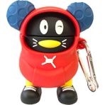 Bipower Airpods 1-2 Uyumlu Kılıf Mini Masked Kırmızı - Renkli