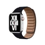 BİPOWER Apple Watch 38-40mm KRD14 Deri Kordon Lacivert
