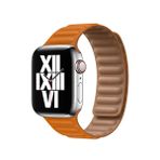 BİPOWER Apple Watch 38-40mm KRD14 Deri Kordon Turuncu