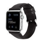 BİPOWER Apple Watch 42-44mm KRD10 Deri Kordon Acı Kahve