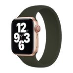 BİPOWER Apple Watch 42-44mm KRD18 Silikon Solo Kordon L Beden Petrol Yeşili