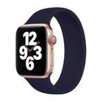 BİPOWER Apple Watch 42-44mm KRD18 Silikon Solo Kordon M Beden Lacivert