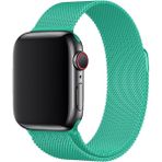 Bipower Apple Watch Uyumlu 38-40MM Krd1 Metal Hasır Kordon Turkuaz