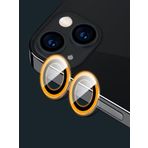 Bipower Binano Iphone 13/13 Mini Fosforlu Turuncu Kamera Koruyucu