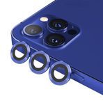 BİPOWER Binano Metal Ring Iphone 13 Pro/13 Pro Max Mavi Kamera Koruyucu
