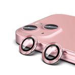 Bipower Binano Metal Ring Iphone 13/13 Mini Pembe Kamera Koruyucu