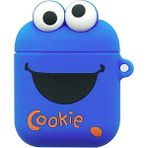 Bipower Bipower Airpods 1-2. Nesil Uyumlu Kılıf Cute Cookie Mavi - Renkli