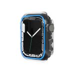 BİPOWER E2M APPLE WATCH 41MM FOSFORLU KASA VE EKRAN KORUYUCU MAVİ